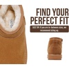 image:imageProject Cloud Girls 100 Genuine Leather Non Slip Fur Lined Ankle BootsChestnut