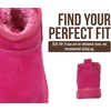 image:imageProject Cloud Girls 100 Genuine Leather Non Slip Fur Lined Ankle BootsFuschia Suede