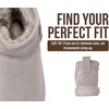 image:imageProject Cloud Girls 100 Genuine Leather Non Slip Fur Lined Ankle BootsLightgrey Suede