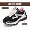 image:imageProject Cloud Girls Sneakers amp Kids Shoes with Memory Foam Little LeccoBlack Combo