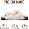 image:imageProject Cloud Kids Sandals 100 Genuine Leather Slides for Boys amp GirlsOff White Fur
