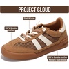image:imageProject Cloud Leather Kids Sneakers Shoes for Girls amp Boys Little VerdyBrown