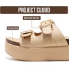 image:imageProject Cloud Lightweight Platform Wedge Sandals for Women 2026 SoftyBeige Raffia