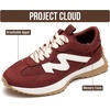 image:imageProject Cloud Lighweight Trendy Lace Up Fashion Sneakers for Women LeccoSangria