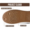 image:imageProject Cloud NonSlip Fashion Sneakers for Women LaceUp ShoesLight Blue Microsuede