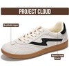 image:imageProject Cloud NonSlip Fashion Sneakers for Women LaceUp ShoesLight Grey Multi
