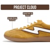 image:imageProject Cloud NonSlip Fashion Sneakers for Women LaceUp ShoesMustard