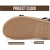 image:imageProject Cloud NonSlip Summer Slides for Women amp Lightweight Womens SandalsBlack Strappy