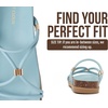 image:imageProject Cloud NonSlip Summer Slides for Women amp Lightweight Womens SandalsSky Blue Strappy