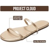 image:imageProject Cloud Summer Sandals for Women with Memory Foam Insole TransitionGold