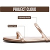 image:imageProject Cloud Summer Sandals for Women with Memory Foam Insole TransitionRose Gold