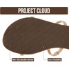 image:imageProject Cloud Summer Sandals for Women with Memory Foam Insole TransitionSand
