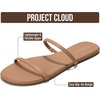 image:imageProject Cloud Summer Sandals for Women with Memory Foam Insole TransitionTaupe