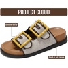 image:imageProject Cloud Trendy Adjustable Sandals amp Slides for Women with Soft InsoleSharl 1  Brown
