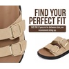 image:imageProject Cloud Trendy Adjustable Sandals amp Slides for Women with Soft InsoleSharl 2  Beige Suede