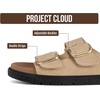 image:imageProject Cloud Trendy Adjustable Sandals amp Slides for Women with Soft InsoleSharl 2  Beige Suede