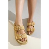 image:imageProject Cloud Trendy Adjustable Sandals amp Slides for Women with Soft InsoleSharl 2  Beigeraffia