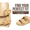 image:imageProject Cloud Trendy Adjustable Sandals amp Slides for Women with Soft InsoleSharl 2  Beigeraffia