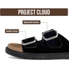 image:imageProject Cloud Trendy Adjustable Sandals amp Slides for Women with Soft InsoleSharl 2  Black Suede