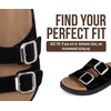 image:imageProject Cloud Trendy Adjustable Sandals amp Slides for Women with Soft InsoleSharl 2  Black Suede