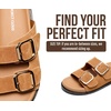 image:imageProject Cloud Trendy Adjustable Sandals amp Slides for Women with Soft InsoleSharl 2  Tan Suede