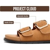image:imageProject Cloud Trendy Adjustable Sandals amp Slides for Women with Soft InsoleSharl 2  Tan Suede
