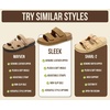 image:imageProject Cloud Trendy Adjustable Sandals amp Slides for Women with Soft InsoleSleek Black