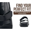 image:imageProject Cloud Trendy Adjustable Sandals amp Slides for Women with Soft InsoleSleek Black
