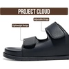 image:imageProject Cloud Trendy Adjustable Sandals amp Slides for Women with Soft InsoleSleek Black