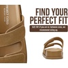 image:imageProject Cloud Trendy Adjustable Sandals amp Slides for Women with Soft InsoleSleek Chestnut Suede