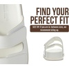 image:imageProject Cloud Trendy Adjustable Sandals amp Slides for Women with Soft InsoleSleek White