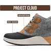 image:imageProject Cloud Waterproof Snow Boots for Women Memory Foam NonSlip ShoesGreysport Upper