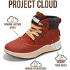 image:imageProject Cloud Waterproof Snow Boots for Women Memory Foam NonSlip ShoesMaroonhiker Upper
