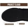 image:imageProject Cloud Womens NonSlip LaceUp Casual Work Sneakers with Memory FoamBlack Combo