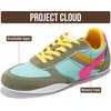 image:imageProject Cloud Womens NonSlip LaceUp Casual Work Sneakers with Memory FoamBlue Combo