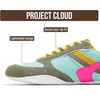 image:imageProject Cloud Womens NonSlip LaceUp Casual Work Sneakers with Memory FoamBlue Combo