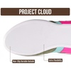 image:imageProject Cloud Womens NonSlip LaceUp Casual Work Sneakers with Memory FoamBlue Combo