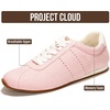 image:imageProject Cloud Womens NonSlip LaceUp Casual Work Sneakers with Memory FoamPink
