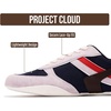 image:imageProject Cloud Womens NonSlip LaceUp Casual Work Sneakers with Memory FoamPink Combo