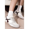 image:imageProject Cloud Womens NonSlip LaceUp Casual Work Sneakers with Memory FoamWhite Combo