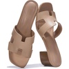image:imageProject Cloud 100 Genuine Leather Block Heeled Sandals for WomenOpalNude Leather