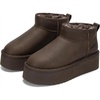 image:imageProject Cloud 100 Genuine Leather Platform Ankle Boots for WomenBrown Distressed