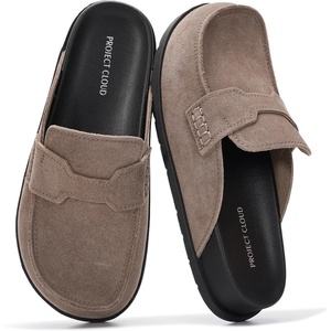 image:imageProject Cloud 100 Genuine Leather Slip On Womens Clogs 2026 FoamyStorm Suede