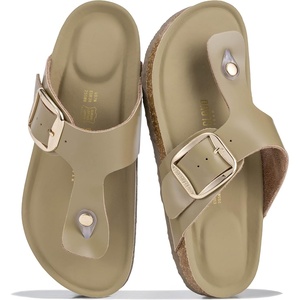image:imageProject Cloud 100 Genuine Leather Thong Sandals amp Flip Flops for WomenOlive  Bigger Buckle