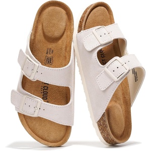 image:imageProject Cloud 100 Genuine Leather Womens Sandals Slides for Women VenitaCream