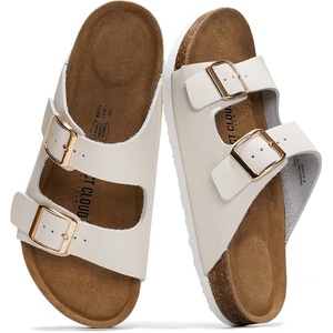 image:imageProject Cloud 100 Genuine Leather Womens Sandals Slides for Women VenitaIvory