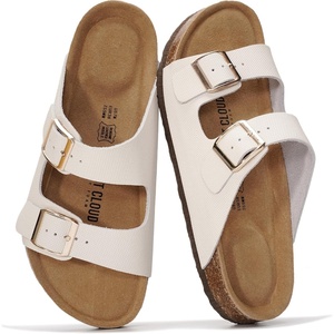 image:imageProject Cloud 100 Genuine Leather Womens Sandals Slides for Women VenitaMarble Leather