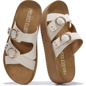 image:imageProject Cloud Comfortable Womens Sandals Platform Sandals for WomenCream  Kristi
