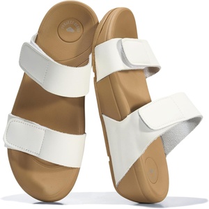 image:imageProject Cloud Genuine Leather Platform Sandals Women Non Slip Womens SlidesAdee White