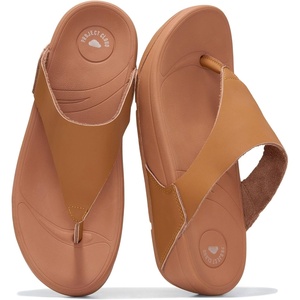 image:imageProject Cloud Genuine Leather Platform Sandals Women Non Slip Womens SlidesArlo  Tan